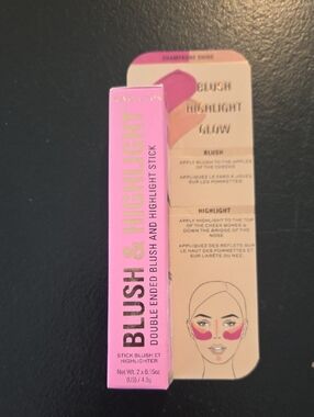 Revolution Blush & Highlight Double Ended Stick - Pink